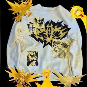 (SOLD) Yellow Y2K Sweater